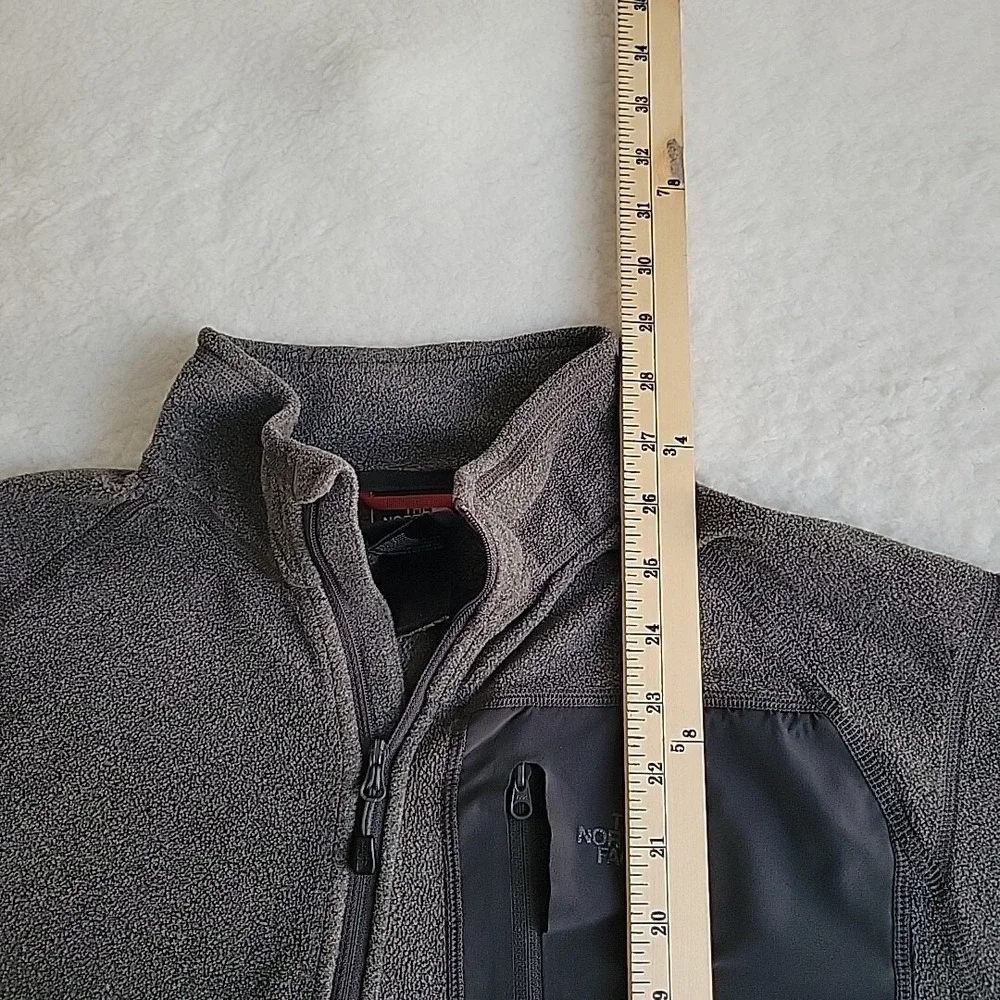 The North Face 1/4 Zip Up‎ Fleece Pullover Active Outdoor Mens Size M Gray